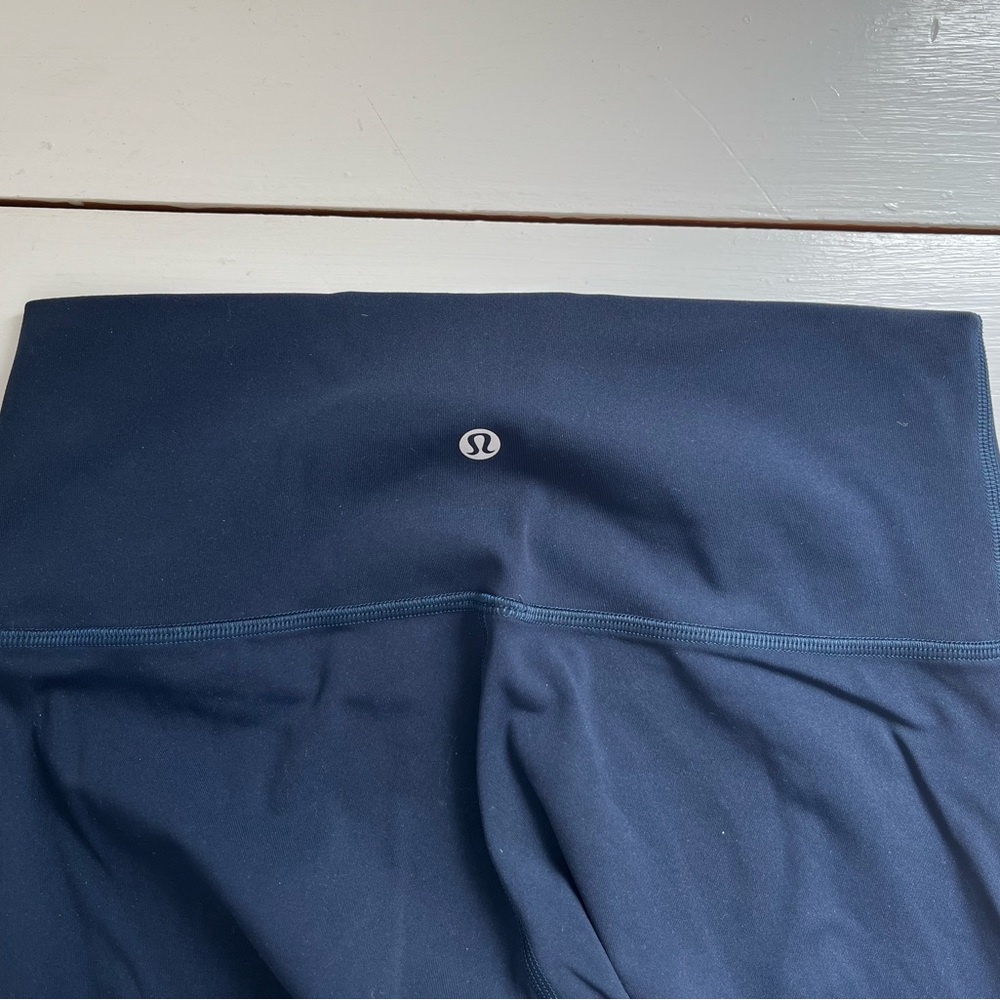 Lululemon High-Rise Navy Workout Leggings